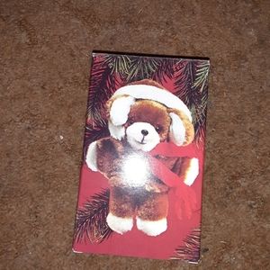 Plush puppy ornament